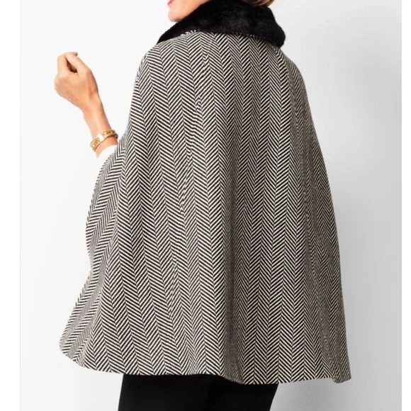 Talbots Cape Coat - Picture 3 of 9